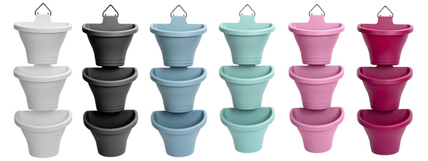 Corsica Vertical Forest doniczki wertykalne niebieskie 3 sztuki