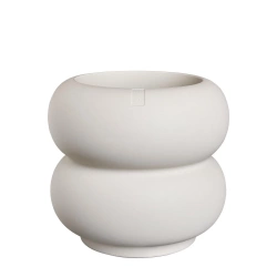 Amber Roll Low 43/40 designerska donica biała