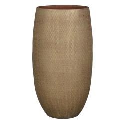 Madeira Vase 39/70 ceramiczny wysoki wazon taupe