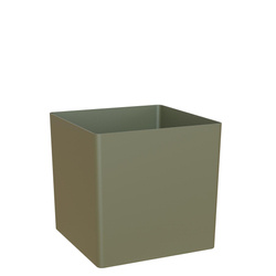 OSLO 14x14/14 doniczka kwadratowa kubik zielona dry green