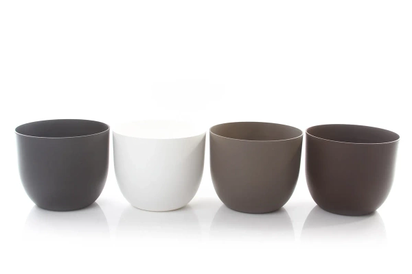 Rio 34/28 brązowa donica okrągła