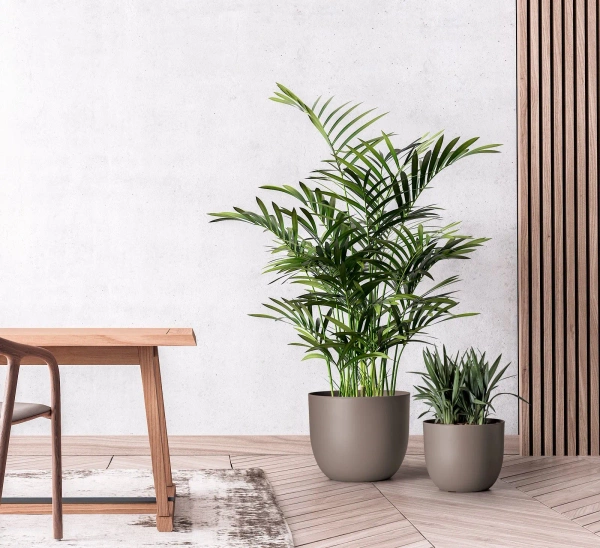 Rio 34/28 brązowa donica okrągła