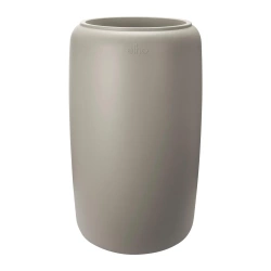 Amber Beads Large 39/66 beżowa wysoka designerska donica do salonu