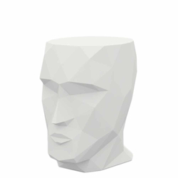 ADAN VONDOM 49x68/70 stolik designerski głowa biały lakierowany
