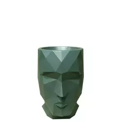 Adan Vondom 30x42/42 donica designerska głowa modo green zielona