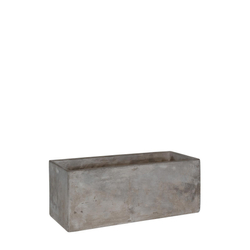 Alice M 21x8/9 mała szara osłonka podłużna betonowa na parapet