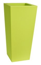 KIAM 35x35/75 donica kwadratowa wysoka zielona wiosenna / acid green