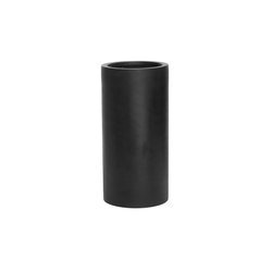 Klax M 30/60 czarna donica kamienna cylinder